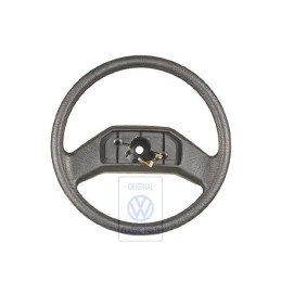 VW Original Volant De Direction Noir Satine - 867419091 01C