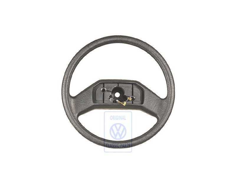 VW Original Volant De Direction Noir Satine - 867419091 01C