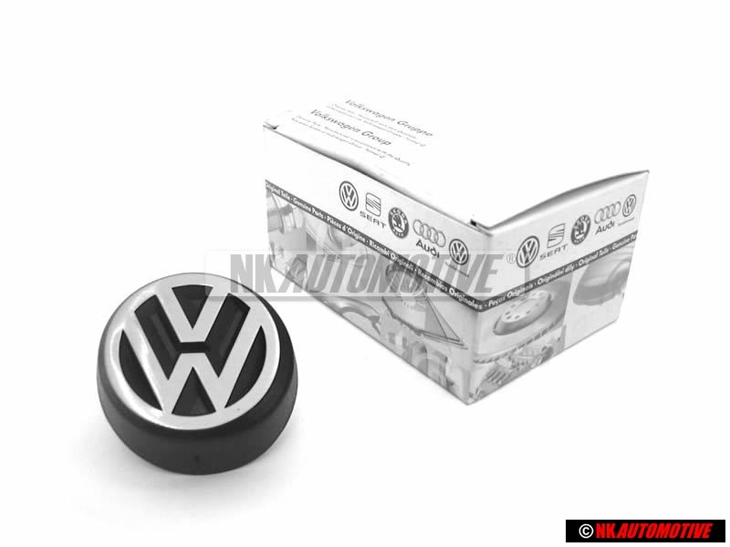 VW Original Arrière Embleme Logo Argent Brossé - 327853601