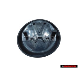 VW Original Arrière Embleme Logo Argent Brossé - 327853601