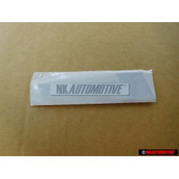 Audi Original SUPERCHARGED Côté Embleme Monogramme Logo Noir Chrome - 4F0853601