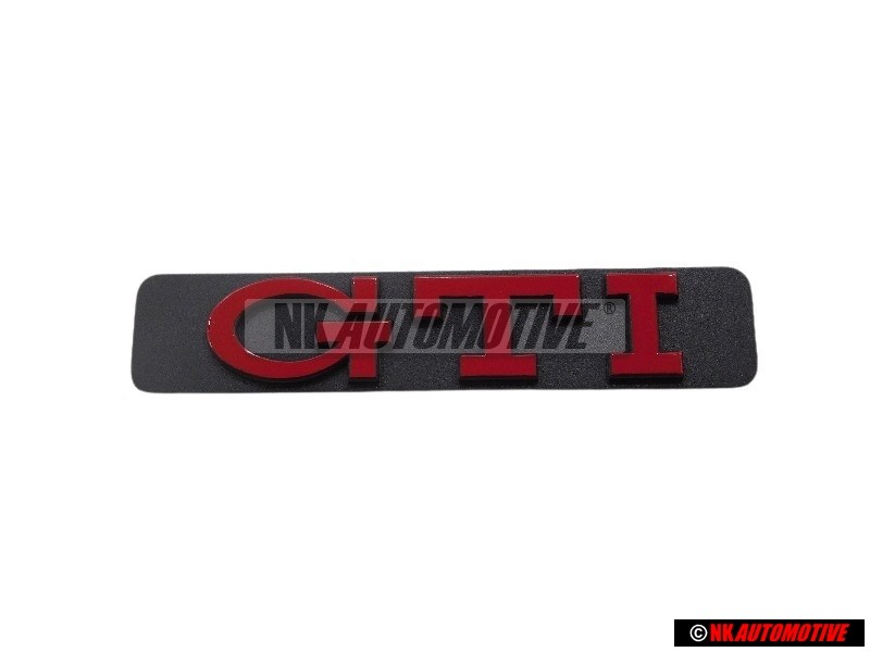 VW Original GTI Côté Embleme Monogramme Logo Rouge - 1H6853714C QN5