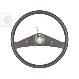 VW Original Volant De Direction Capitonne Brun Selle - 171419655A 90V