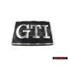 VW Original GTI Côté Embleme Monogramme Logo Argent Brossé - 191853688J GX2