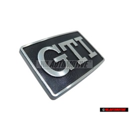 VW Original GTI Côté Embleme Monogramme Logo Argent Brossé - 191853688J GX2