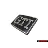 VW Original GTI Côté Embleme Monogramme Logo Argent Brossé - 191853688J GX2