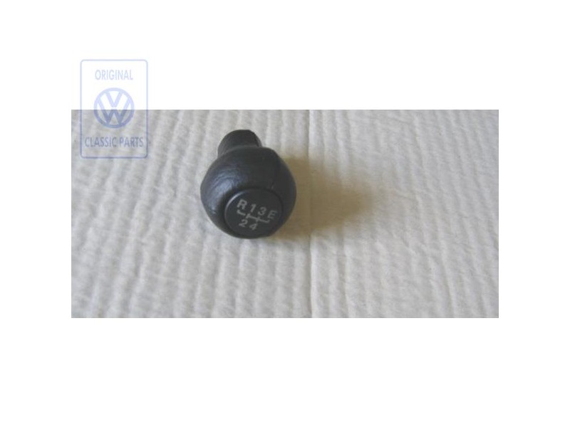 VW Original Pommeau De Levier Des Vitesses Noir Satine - 191711141C 01C