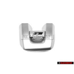 VW Original R Volant Plaquette Embleme Logo Aluminium - 1K8419685B POP