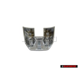 VW Original R Volant Plaquette Embleme Logo Aluminium - 1K8419685B POP