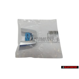 VW Original R Volant Plaquette Embleme Logo Aluminium - 1K8419685B POP