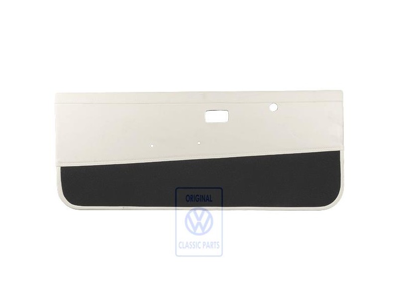 VW Original Revetement De Porte (Cuir) Blanc Lasky - 155867015BCSW4