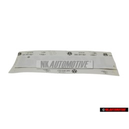 VW Original PASSAT Arrière Embleme Monogramme Logo Chrome - 3B0853687 739