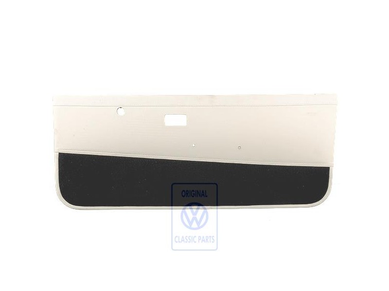 VW Original Revetement De Porte (Cuir) Blanc Lasky - 155867016BCSW4