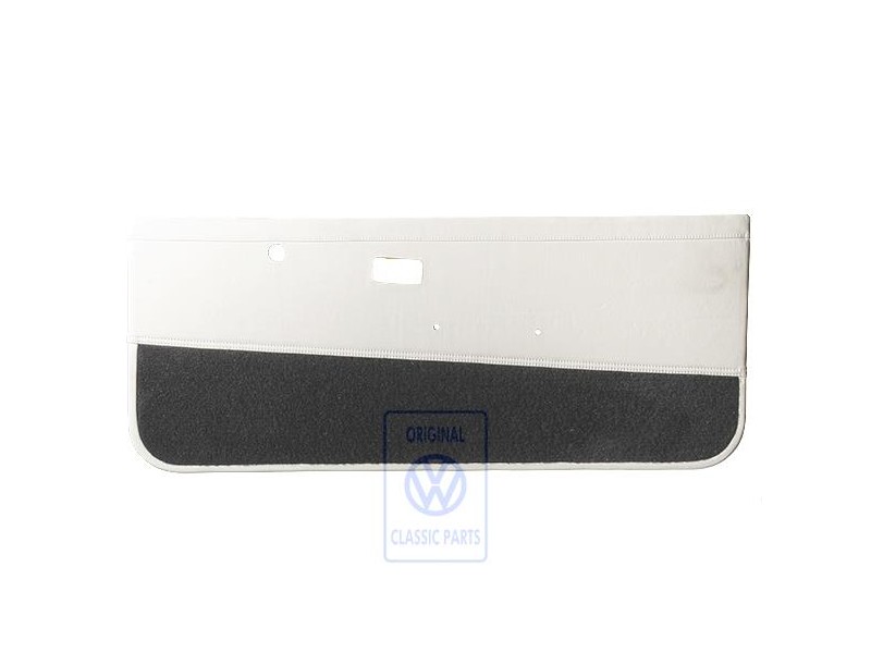 VW Original Revetement De Porte (Cuir) Blanc Alaska - 155867016BCXV8