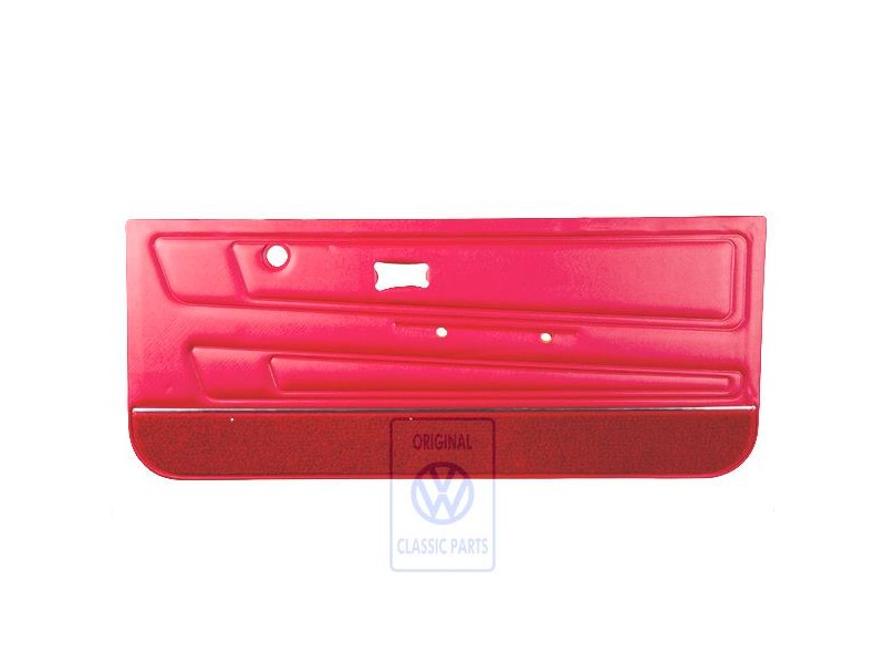 VW Original Revetement Porte (Simili-Cuir) Rouge Chemienee - 155867016BGWP4