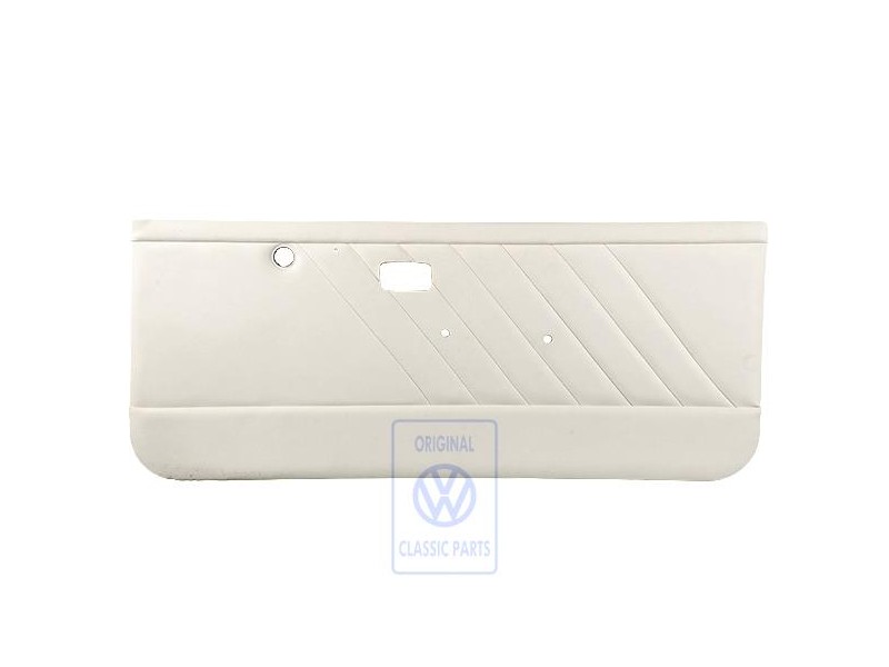 VW Original Revetement Porte (Simili-Cuir) Blanc Lasky - 155867016EC8YN