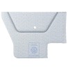 VW Original Revetement Lateral Blanc Gris - 155867043ATBSG