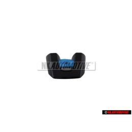 VW Original R Volant Plaquette Embleme Logo Noir Aluminium - 5K0419685N POP