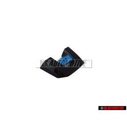 VW Original R Volant Plaquette Embleme Logo Noir Aluminium - 5K0419685N POP