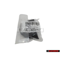 VW Original R Volant Plaquette Embleme Logo Noir Aluminium - 5K0419685N POP