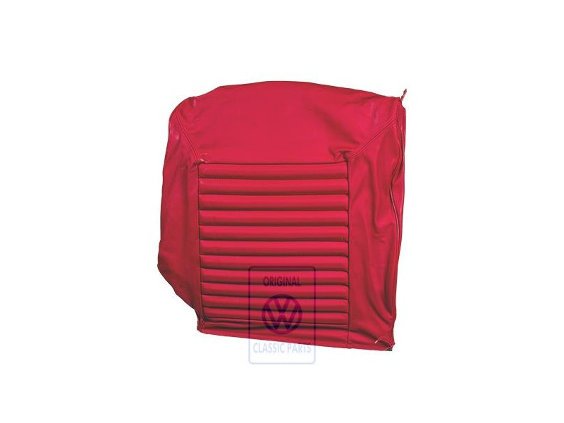 VW Original Garniture De Dossier (Cuir) Rouge Chemienee - 155885806C 4MH
