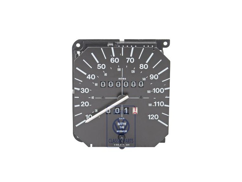 VW Original Tachymetre Avec Compteur Journalier En Milles - 155957033