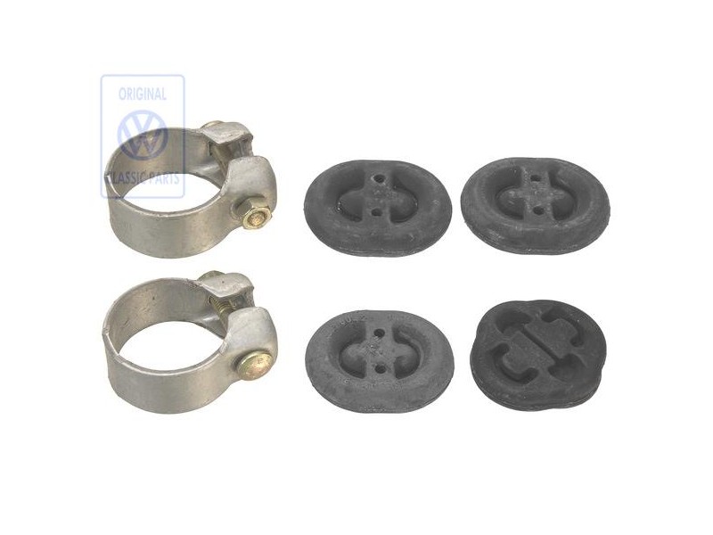 VW Original 1 Jeu Pieces De Fixation Pour Tuyau Intermediaire - 171298001