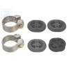 VW Original 1 Jeu Pieces De Fixation Pour Tuyau Intermediaire - 171298001