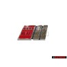 Audi Original S4 Avant Embleme Monogramme Logo Chrome Rouge - 8D0853736C 2ZZ