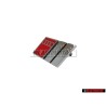 Audi Original S4 Avant Embleme Monogramme Logo Chrome Rouge - 8D0853736C 2ZZ