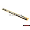 VW Original CARAVELLE Arrière Embleme Monogramme Logo Chrome - 705853689G Z10