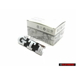 VW Original GTI Avant Embleme Monogramme Logo Chrome - 1K6853679D FXC