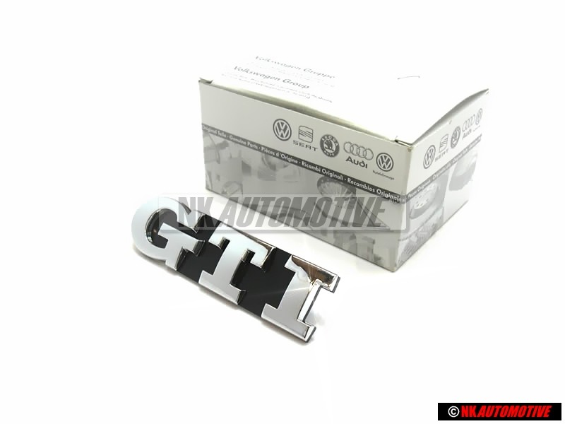 VW Original GTI Avant Embleme Monogramme Logo Chrome - 1K6853679D FXC