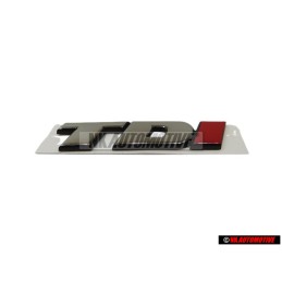 VW Original TDI Arrière Embleme Monogramme Logo Chrome Rouge - 7D0853675C EQW
