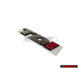 VW Original TDI Arrière Embleme Monogramme Logo Chrome Rouge - 7D0853675C EQW