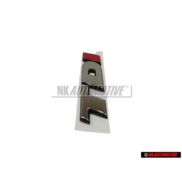 VW Original TDI Arrière Embleme Monogramme Logo Chrome Rouge - 7D0853675C EQW