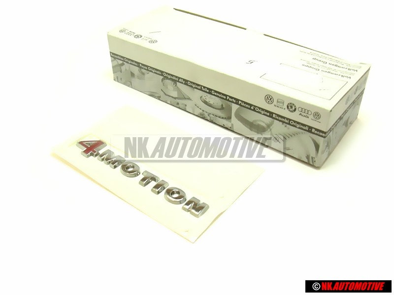 VW Original 4MOTION Arrière Embleme Monogramme Logo - 1K0853675Q GQF