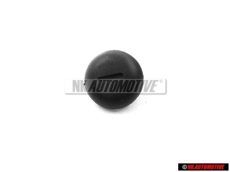 VW Original Bouton-Ression Noir Satine - 253260130 01C