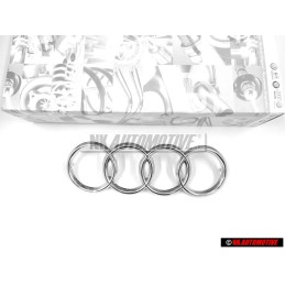 Audi Original Anneaux Avant Embleme Logo Chrome - 443853605