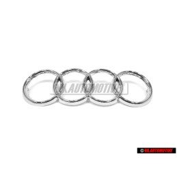 Audi Original Anneaux Avant Embleme Logo Chrome - 443853605