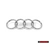 Audi Original Anneaux Avant Embleme Logo Chrome - 443853605