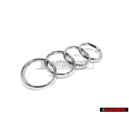 Audi Original Anneaux Avant Embleme Logo Chrome - 443853605
