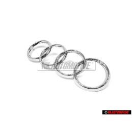 Audi Original Anneaux Avant Embleme Logo Chrome - 443853605