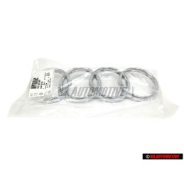 Audi Original Anneaux Avant Embleme Logo Chrome - 443853605