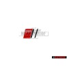 Audi Original S6 Volant Plaquette Embleme Logo Chrome Rouge - 4B0419685