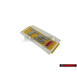 VW Original TSI Arrière Embleme Monogramme Logo Chrome Rouge - 5G0853675A JZQ