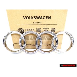 Audi Original Anneaux Avant Embleme Logo Chrome - 8Z0853605 2ZZ