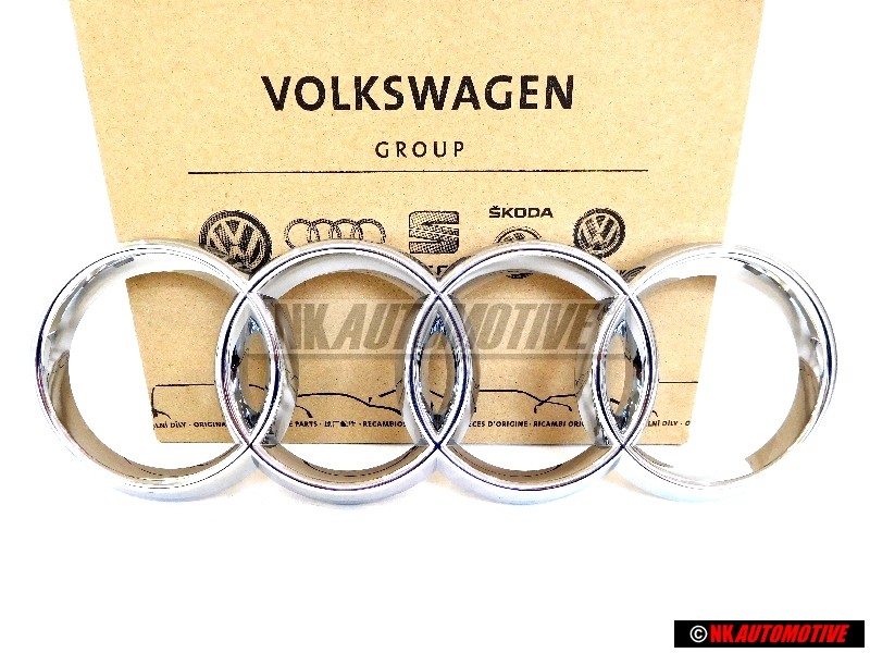 Audi Original Anneaux Avant Embleme Logo Chrome - 8Z0853605 2ZZ