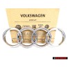 Audi Original Anneaux Avant Embleme Logo Chrome - 8Z0853605 2ZZ