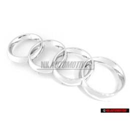 Audi Original Anneaux Avant Embleme Logo Chrome - 8Z0853605 2ZZ
